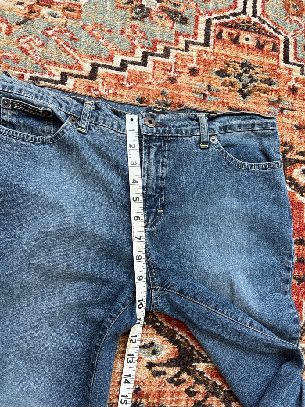 Vintage Dolce & Gabbana boot cut Jeans size 31 y2K - Picture 11 of 12
